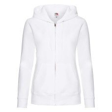 Толстовка "Lady-Fit Hooded Sweat Jacket", белый_L, 75% х/б, 25% п/э, 280 г/м2